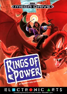 Rings of Power (USA, Europe) box cover front